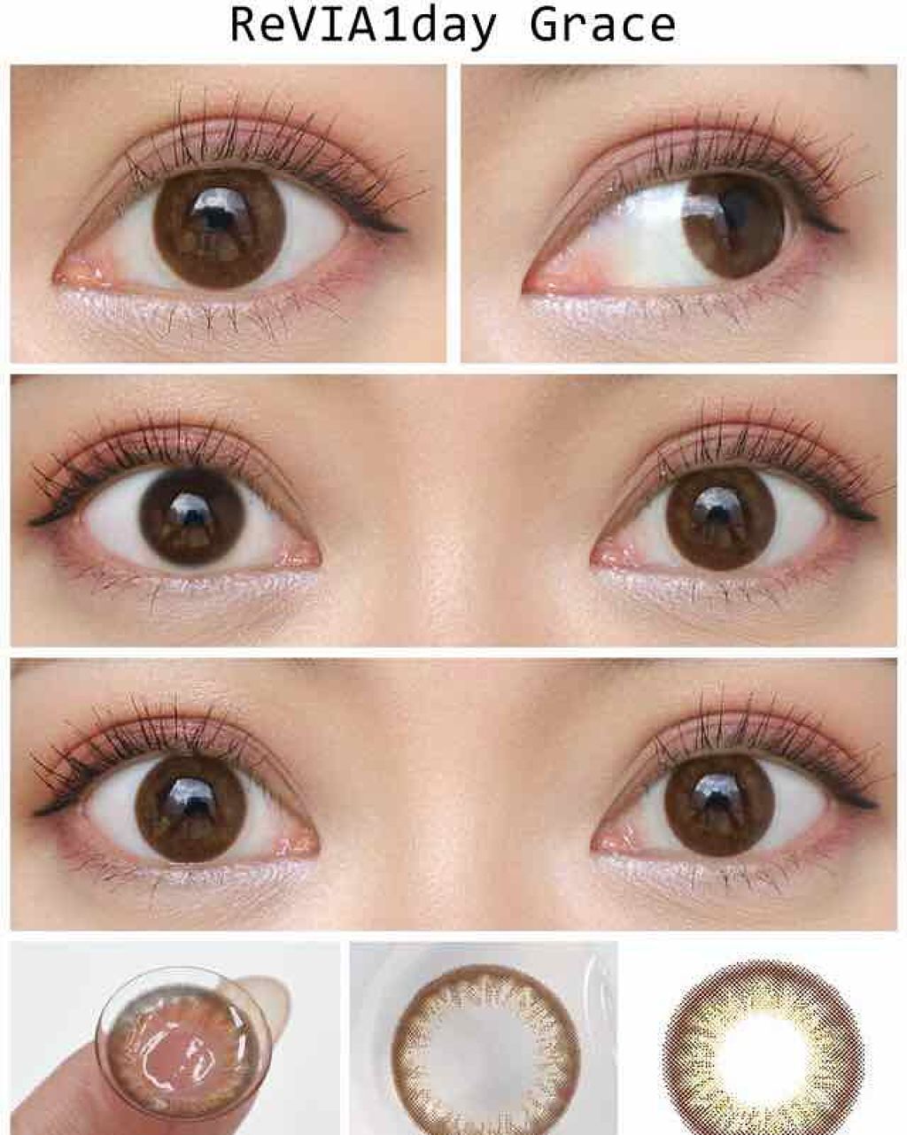 ReVIA 1day [COLOR] Grace（グレース）/ReVIA/ワンデー（１DAY）カラコンを使ったクチコミ（2枚目）
