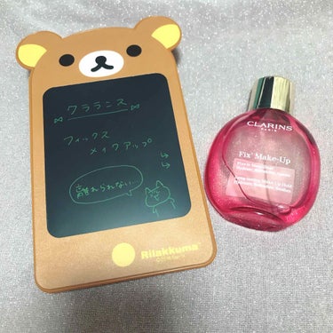 フィックス メイクアップ/CLARINS/ミスト状化粧水を使ったクチコミ（1枚目）