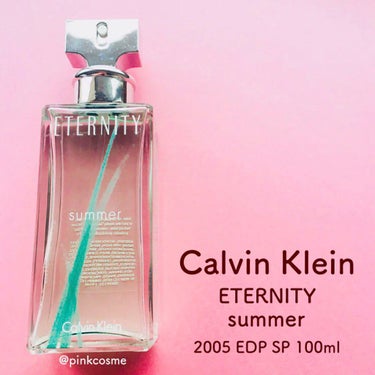 Calvin Klein エタニティ オードパルファムのクチコミ「開放的な夏の香り！爽やかな香りが心地よい！


✔︎ Calvin Klein
     ET.....」（1枚目）