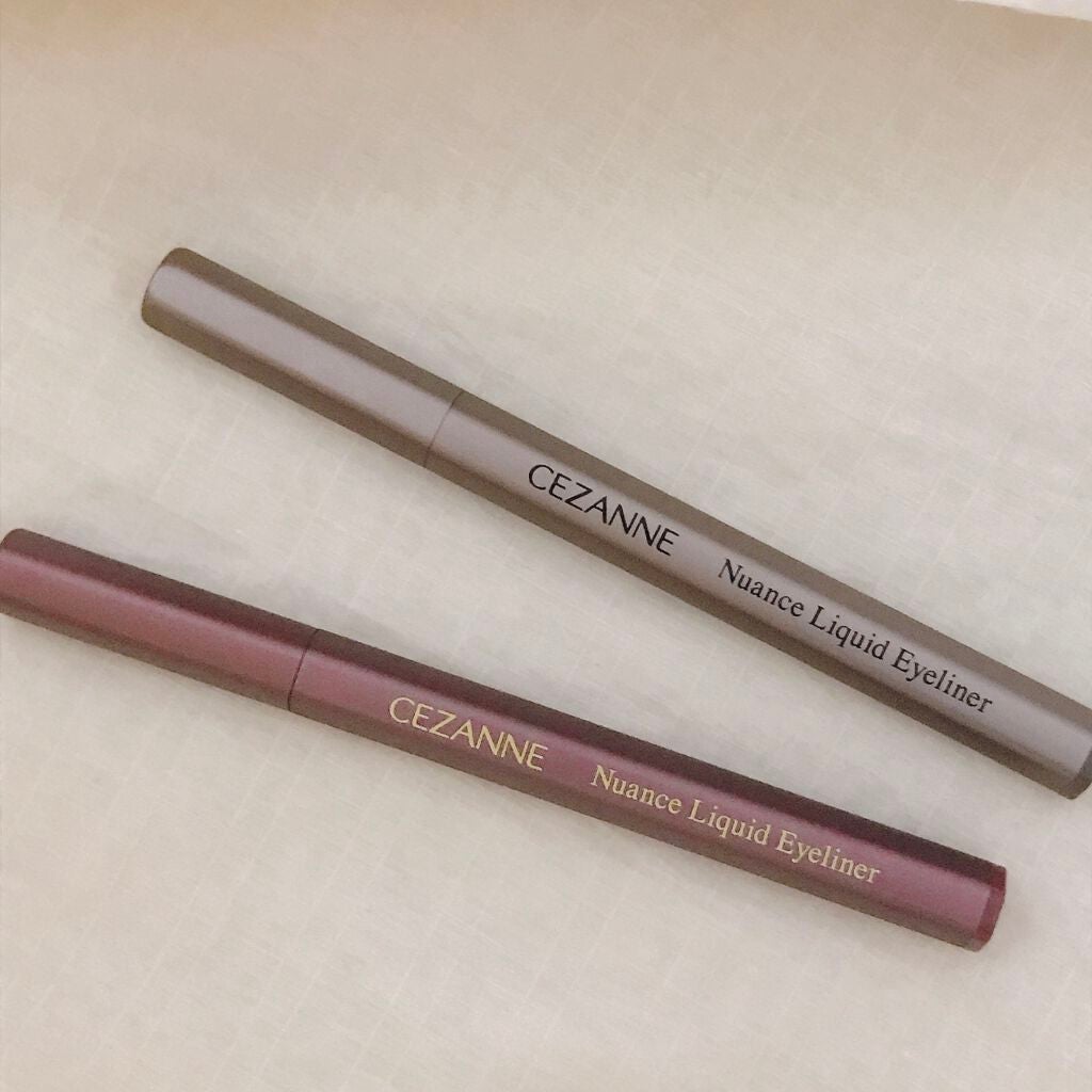 ニュアンスリキッドアイライナー/CEZANNE/リキッドアイライナーを使ったクチコミ(1枚目)