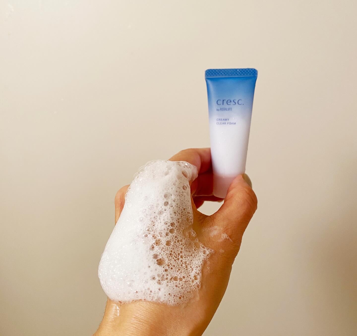 クリーミー クリアフォーム/cresc. by ASTALIFT/洗顔フォームを使ったクチコミ（3枚目）
