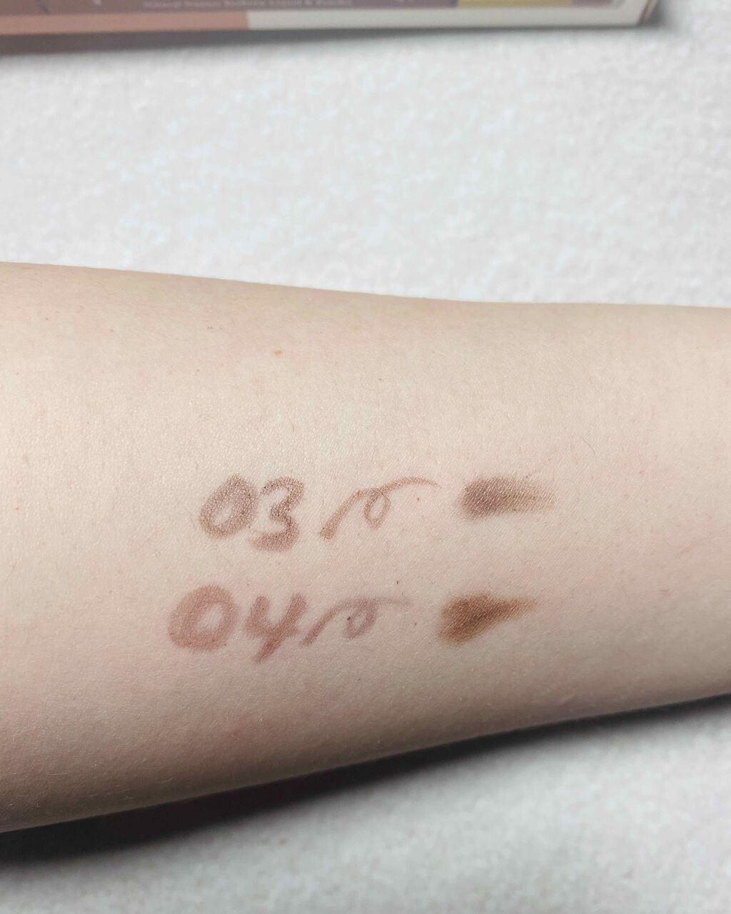 アイブロウL&P 03ショコラブラウン NNLP-03/Linoue/パウダーアイブロウを使ったクチコミ（3枚目）