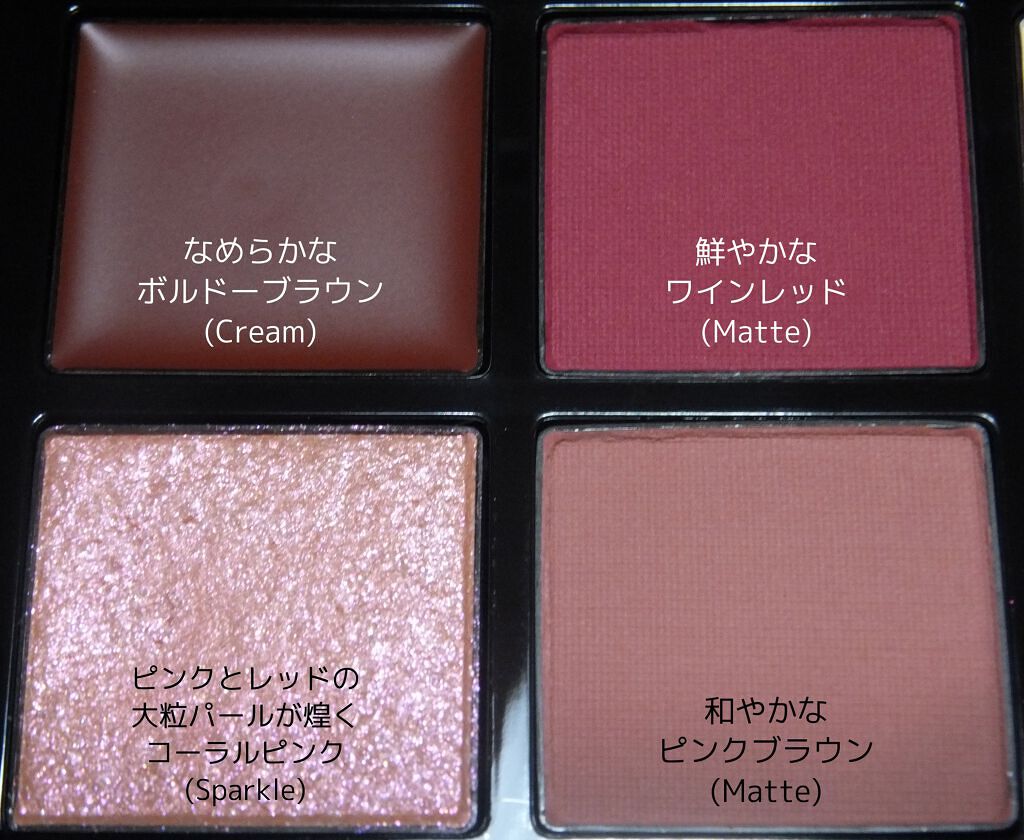 コンパクトアディクション “エターナル イン ピンク”/ADDICTION/アイシャドウパレットを使ったクチコミ(3枚目)