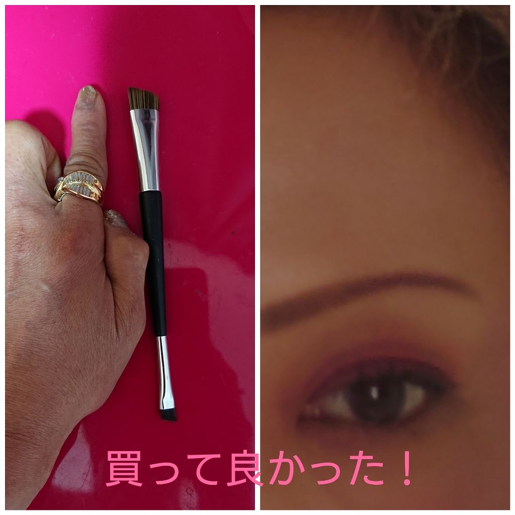 ダブルエンドアイブロウブラシ スマッジタイプ/ロージーローザ/メイクブラシを使ったクチコミ（1枚目）