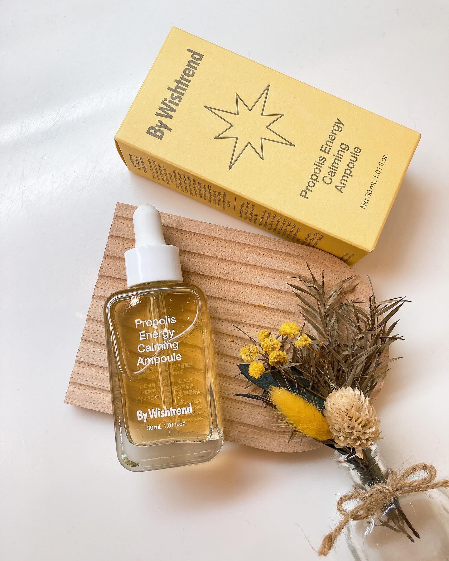 プロポリスエナジーカーミングアンプル/By Wishtrend/美容液を使ったクチコミ（1枚目）