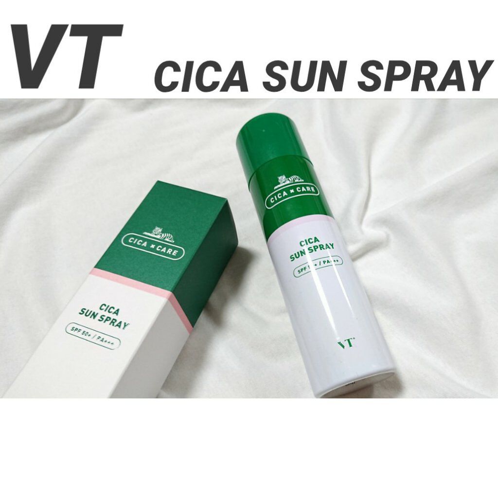 CICA SUN SPRAY/VT/日焼け止めミスト・スプレーを使ったクチコミ（1枚目）