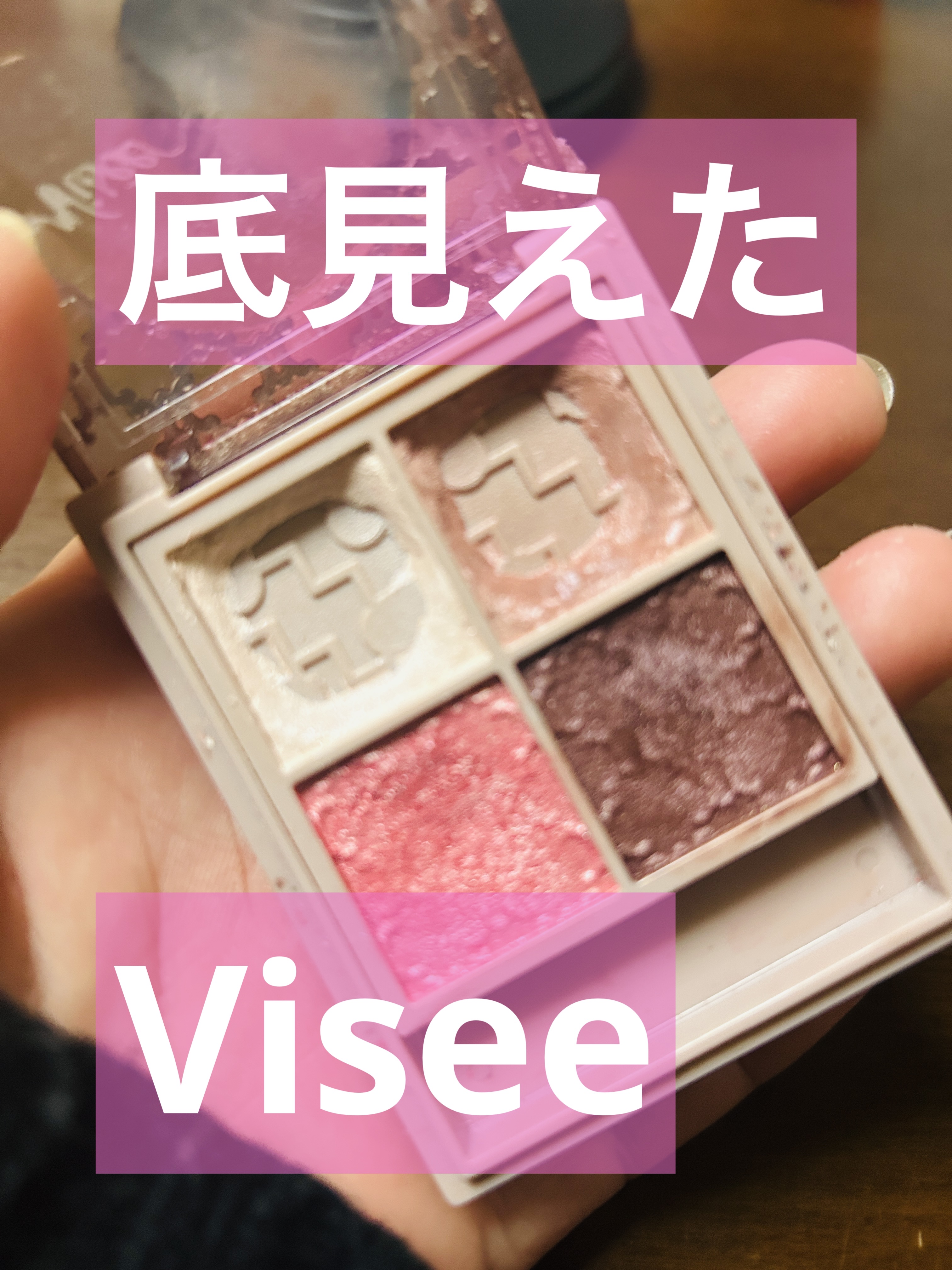 グロッシーリッチ アイズ N/Visée/アイシャドウパレットを使ったクチコミ（1枚目）