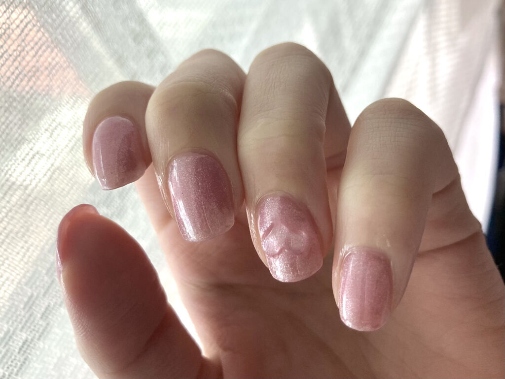 シルキーパールジェル/NAILTOWN/ジェルネイルを使ったクチコミ（2枚目）