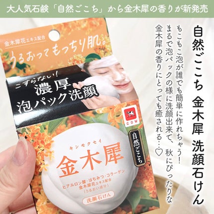 試してみた】自然ごこち 自然ごこち 金木犀 洗顔石けんの効果 試してみた】自然ごこち 自然ごこち 金木犀 洗顔石けんの効果