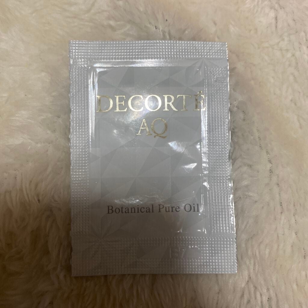 AQ ボタニカル ピュアオイル/DECORTÉ/フェイスオイルを使ったクチコミ(1枚目)