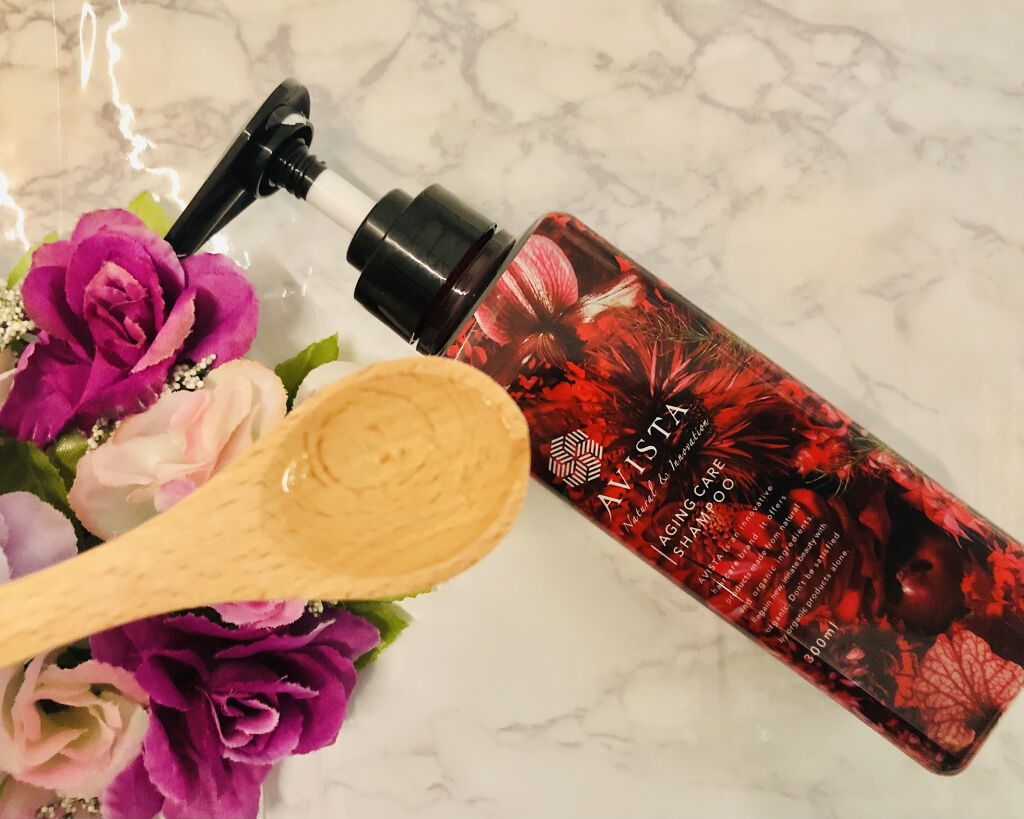 アビスタ エイジングケアシャンプー／コンディショナー/AVISTA/市販シャンプーを使ったクチコミ（3枚目）