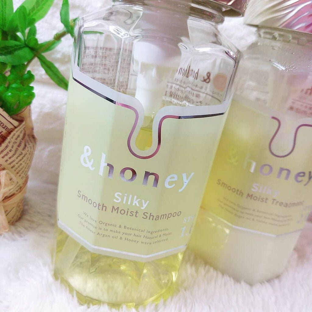 シルキー スムースモイスチャー シャンプー 1.0/ヘアトリートメント 2.0/&honey/市販シャンプーを使ったクチコミ(2枚目)