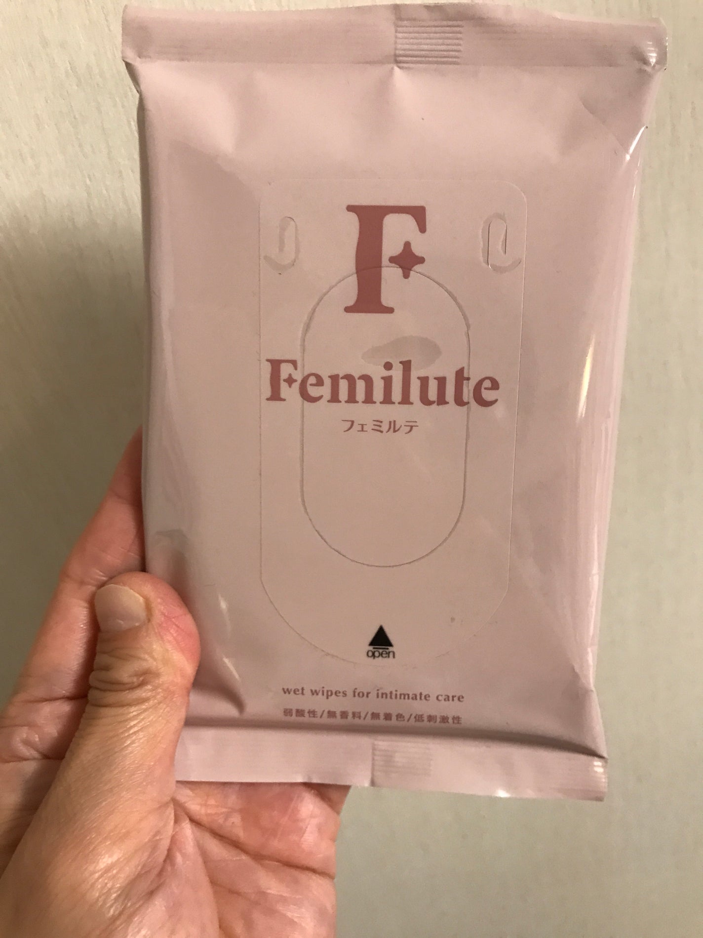 ふきとりシート/Femilute/デリケートゾーンケアを使ったクチコミ(1枚目)
