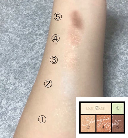 ドラマティックスタイリングアイズ/マキアージュ/アイシャドウパレットを使ったクチコミ(6枚目)