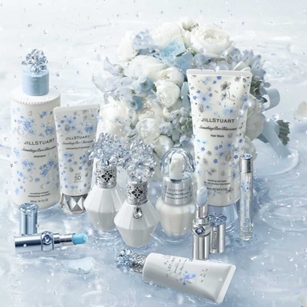 サムシングピュアブルー セント ヘアマスク /JILL STUART/ヘアマスク・ヘアパックを使ったクチコミ（2枚目）