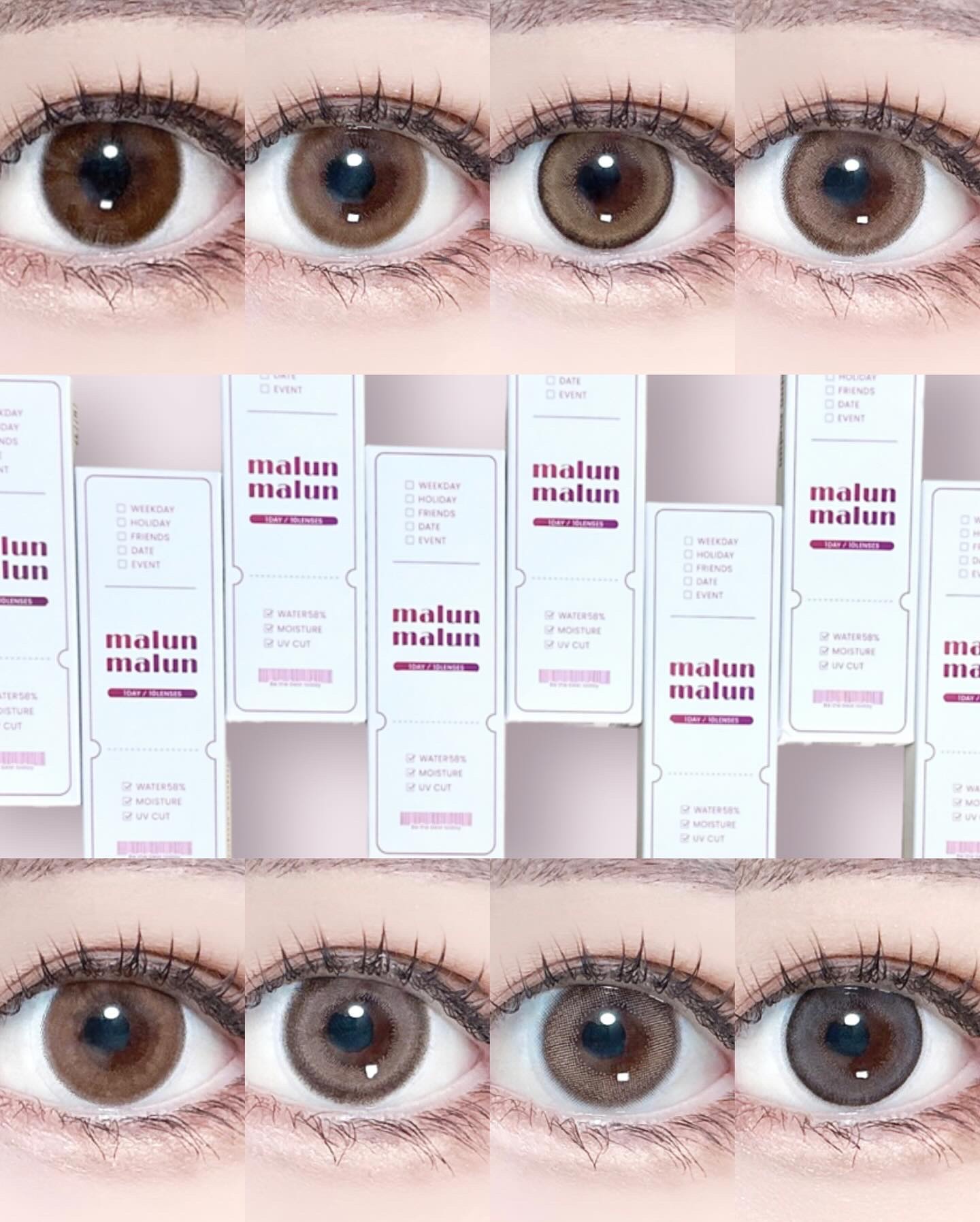 マランマラン ワンデー ミルキーブラウン/malun malun/ワンデー（１DAY）カラコンを使ったクチコミ（1枚目）