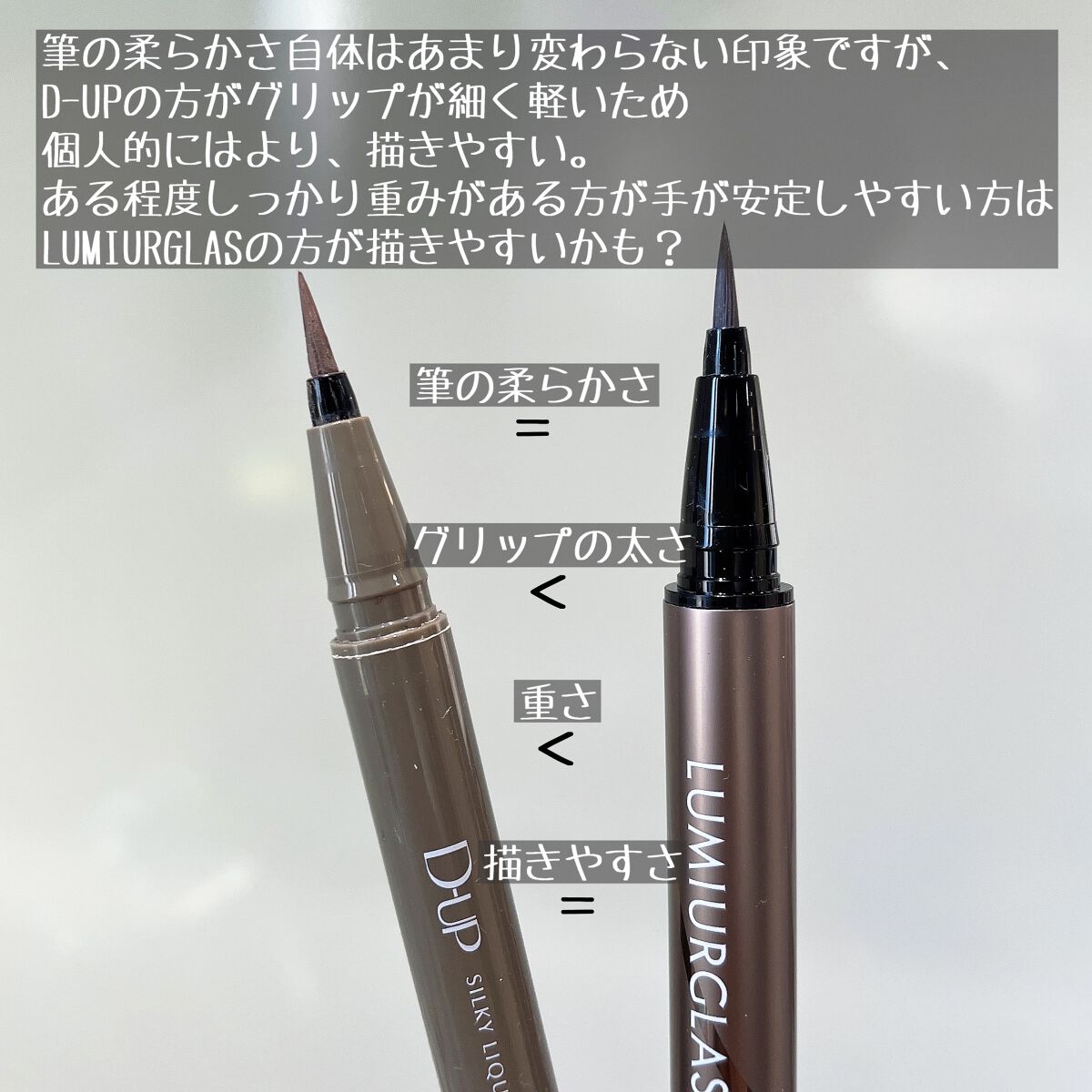 スキルレスライナー/LUMIURGLAS/リキッドアイライナーを使ったクチコミ（3枚目）