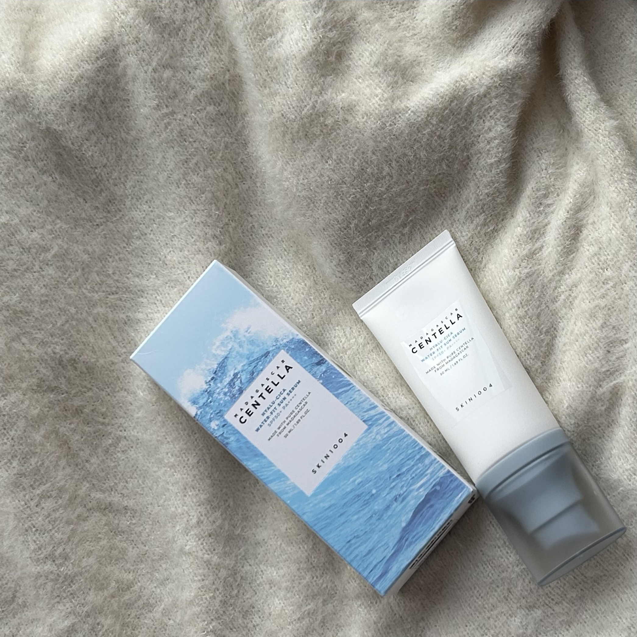 ヒアルーシカ ウォーターフィット サンセラム/SKIN1004/日焼け止めローションを使ったクチコミ（1枚目）