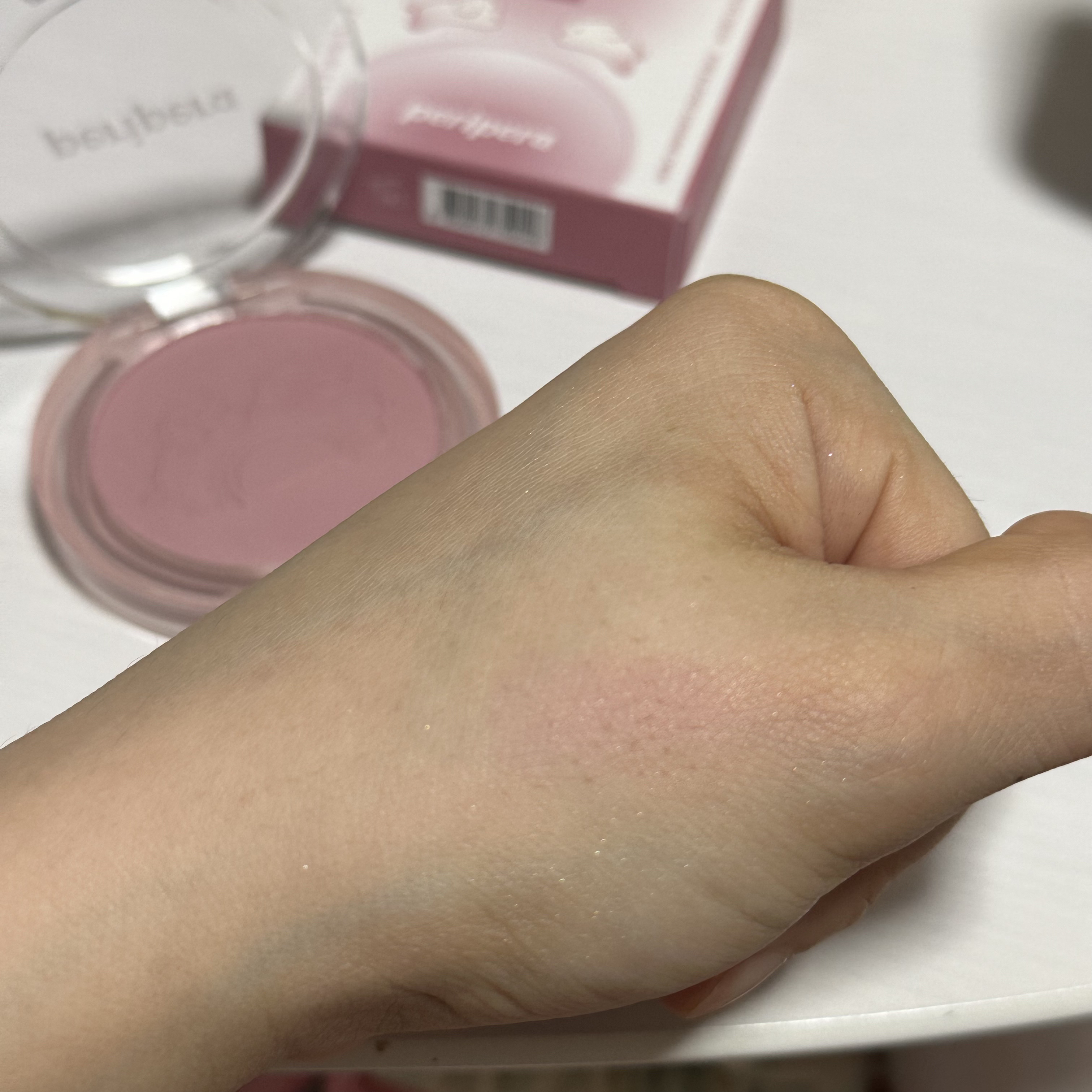 ピュア ブラッシュド サンシャイン チーク/PERIPERA/パウダーチークを使ったクチコミ（3枚目）