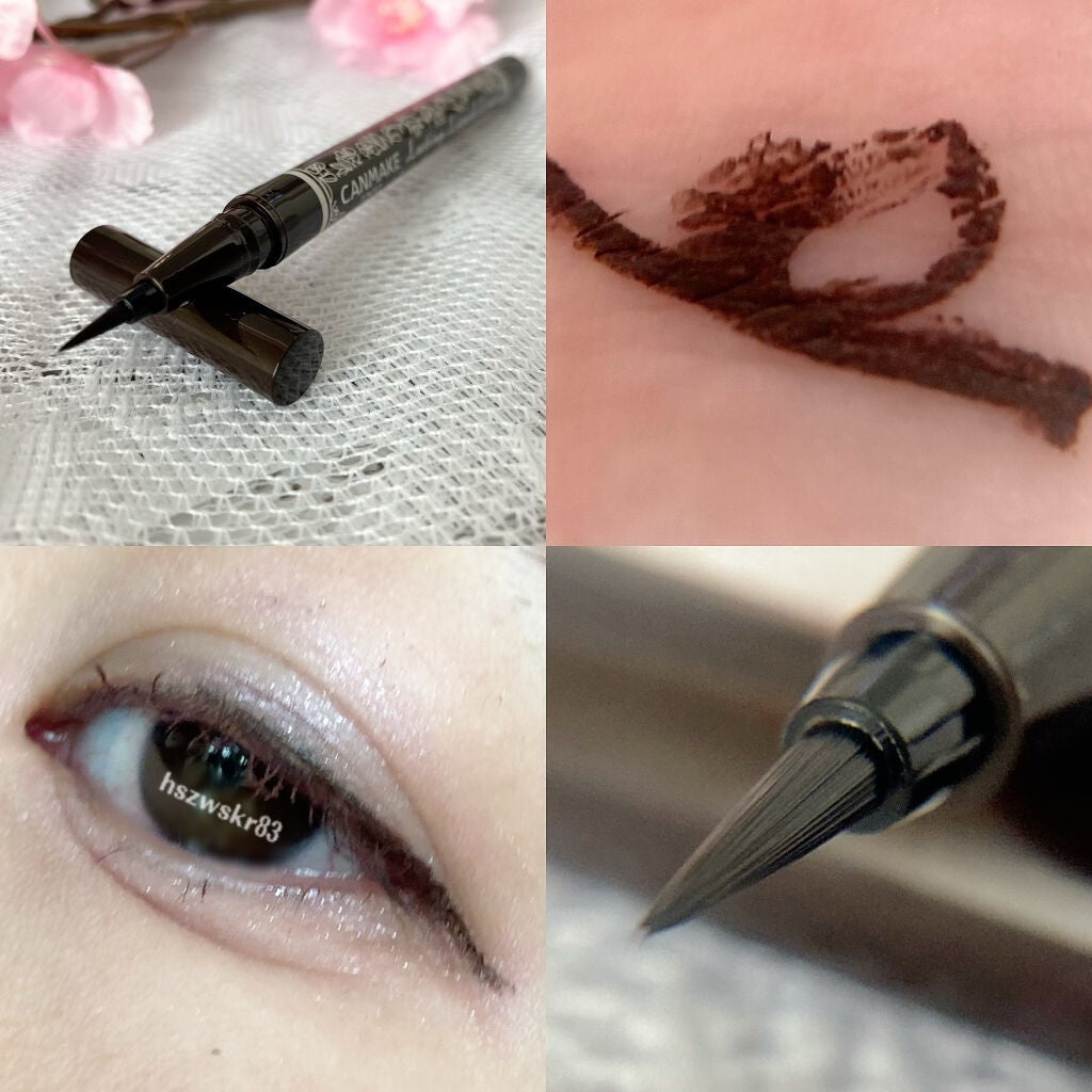 ラスティングリキッドライナー/キャンメイク/リキッドアイライナーを使ったクチコミ(2枚目)