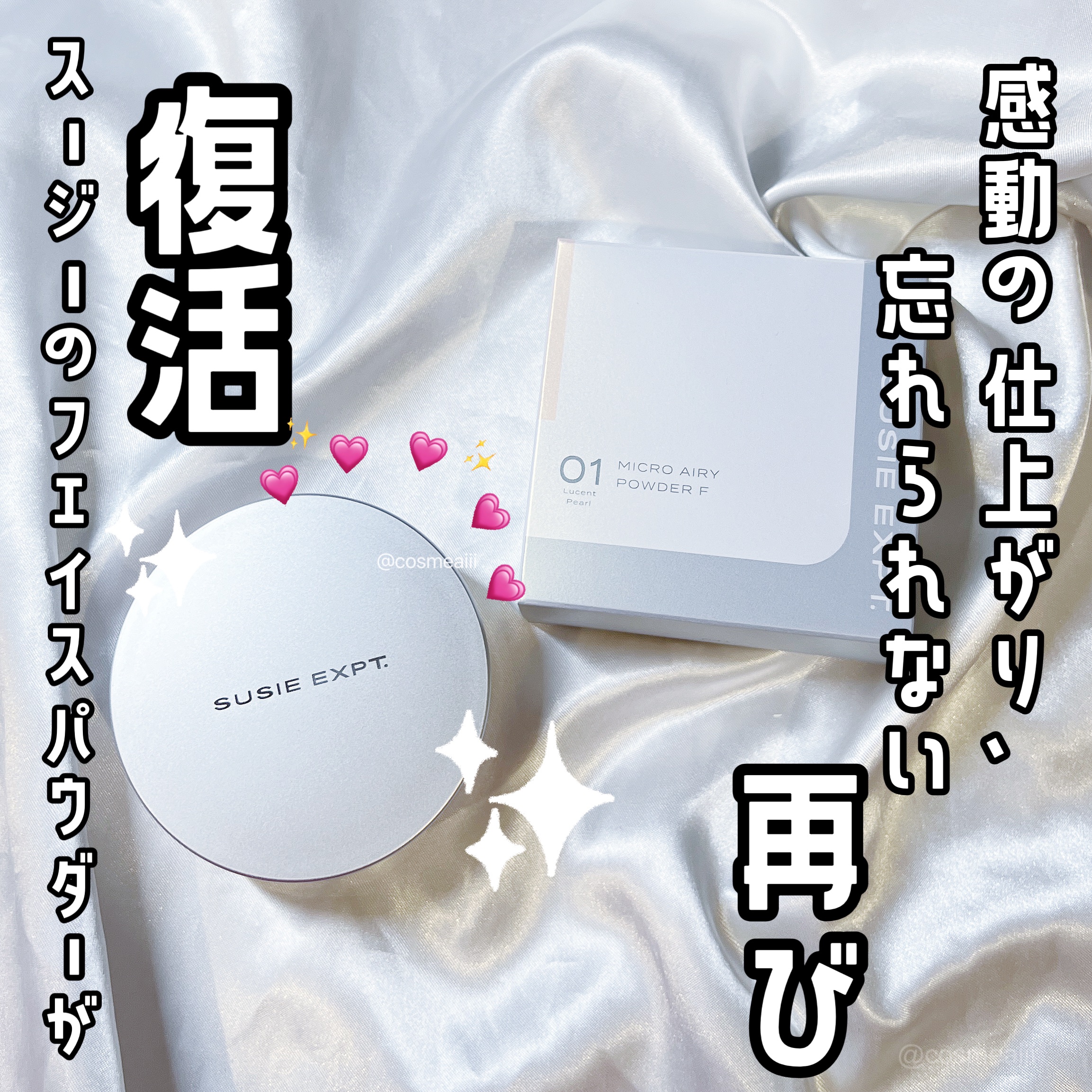 スージー エキスパート マイクロエアリーパウダーＦ/SUSIE N.Y./ルースパウダーを使ったクチコミ（1枚目）