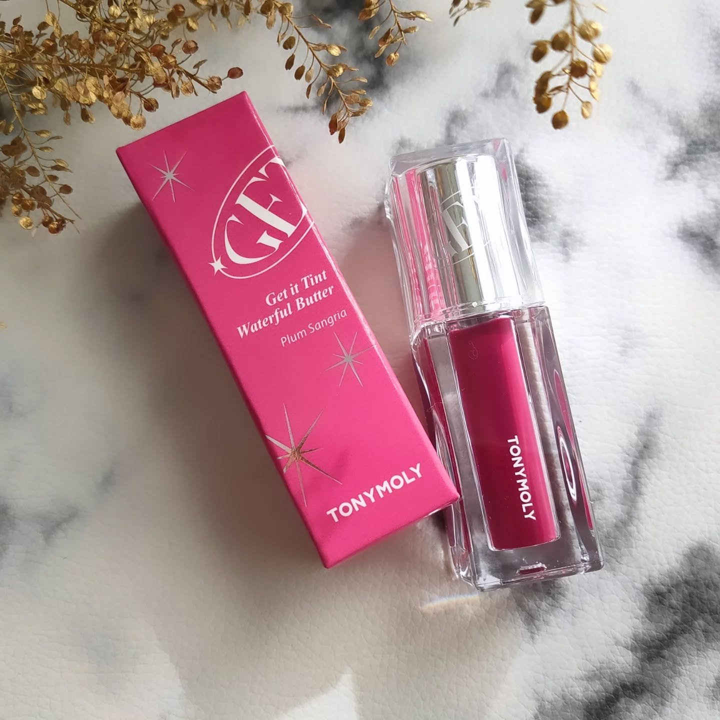 ゲットイットティント ウォーターフルバター/TONYMOLY/リップティントを使ったクチコミ（2枚目）