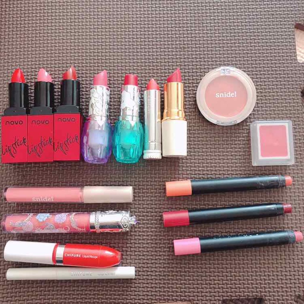 novo ミニリップ5本セット/NOVO/口紅を使ったクチコミ（1枚目）