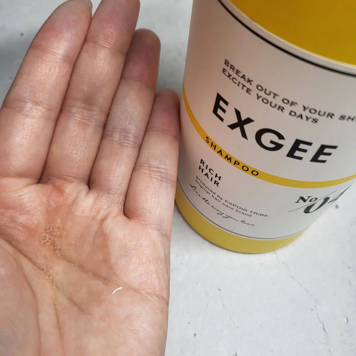 エグジー シャンプー／トリートメント トリートメント 400g/EXGEE/市販シャンプーを使ったクチコミ（2枚目）