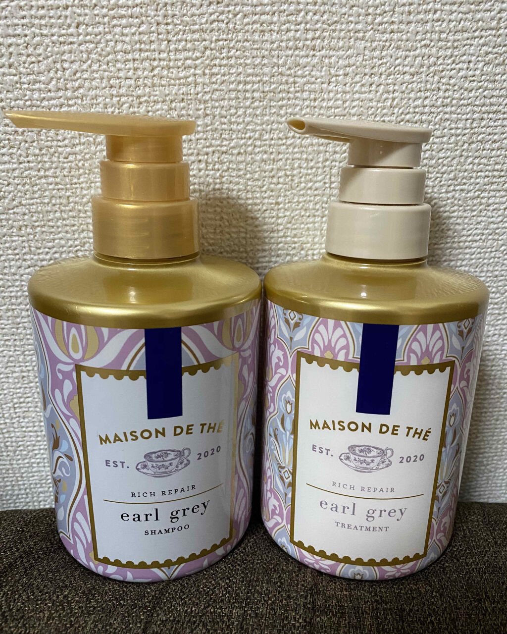 リッチリペア シャンプー／トリートメント/MAISON DE THÉ/市販シャンプーを使ったクチコミ（1枚目）