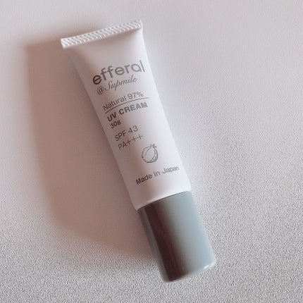 ナチュラルUVケアクリーム/efferal/日焼け止めクリームを使ったクチコミ(2枚目)