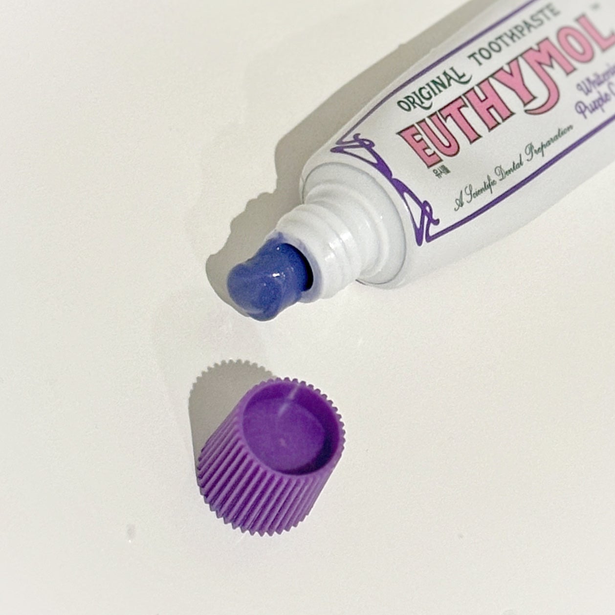 ホワイトパープル歯みがき ピーチフローラルミントの香り/EUTHYMOL/歯磨き粉を使ったクチコミ(2枚目)