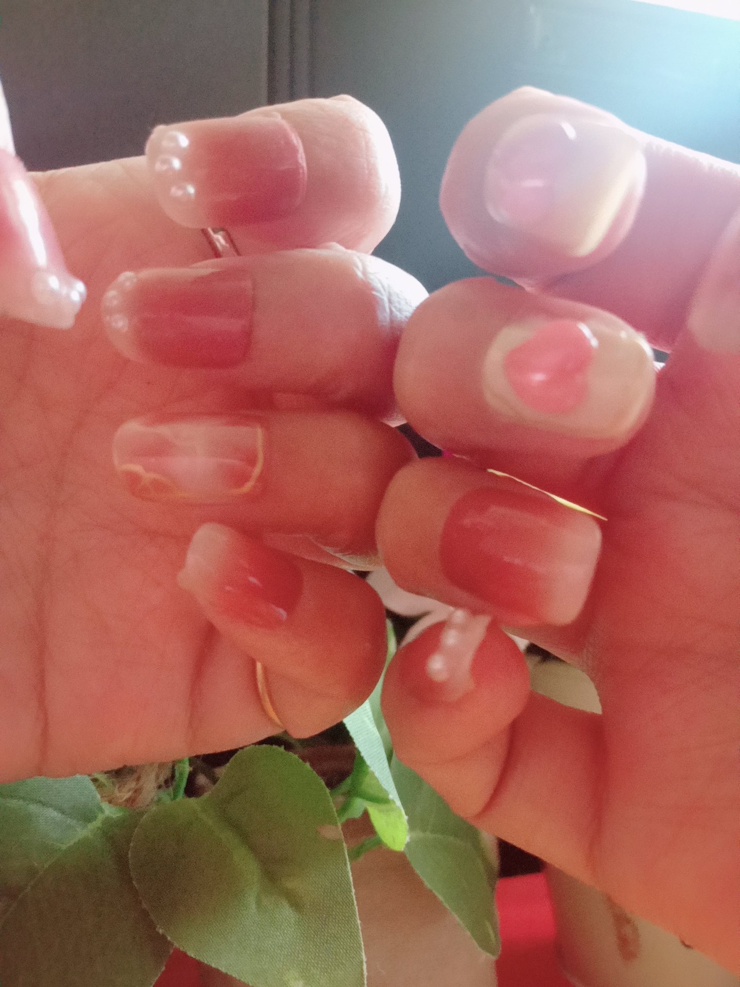 ネイルチップ ハートプリント/SHEIN/ネイルチップ・パーツを使ったクチコミ（3枚目）