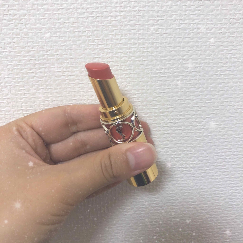 ルージュ ヴォリュプテ シャイン/YVES SAINT LAURENT BEAUTE/口紅を使ったクチコミ(2枚目)