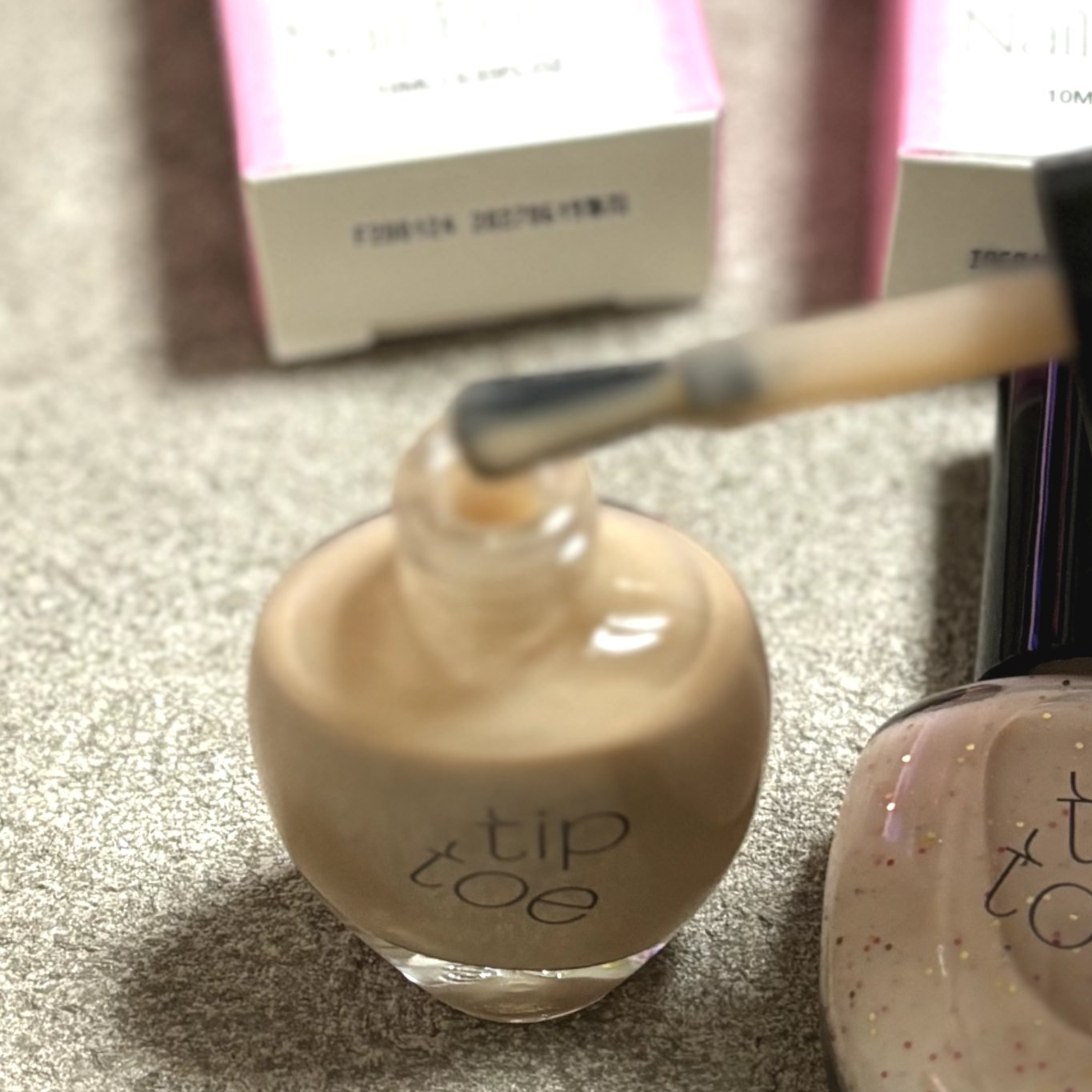 ティップトウネイルポリッシュ/tiptoe/マニキュアを使ったクチコミ（3枚目）