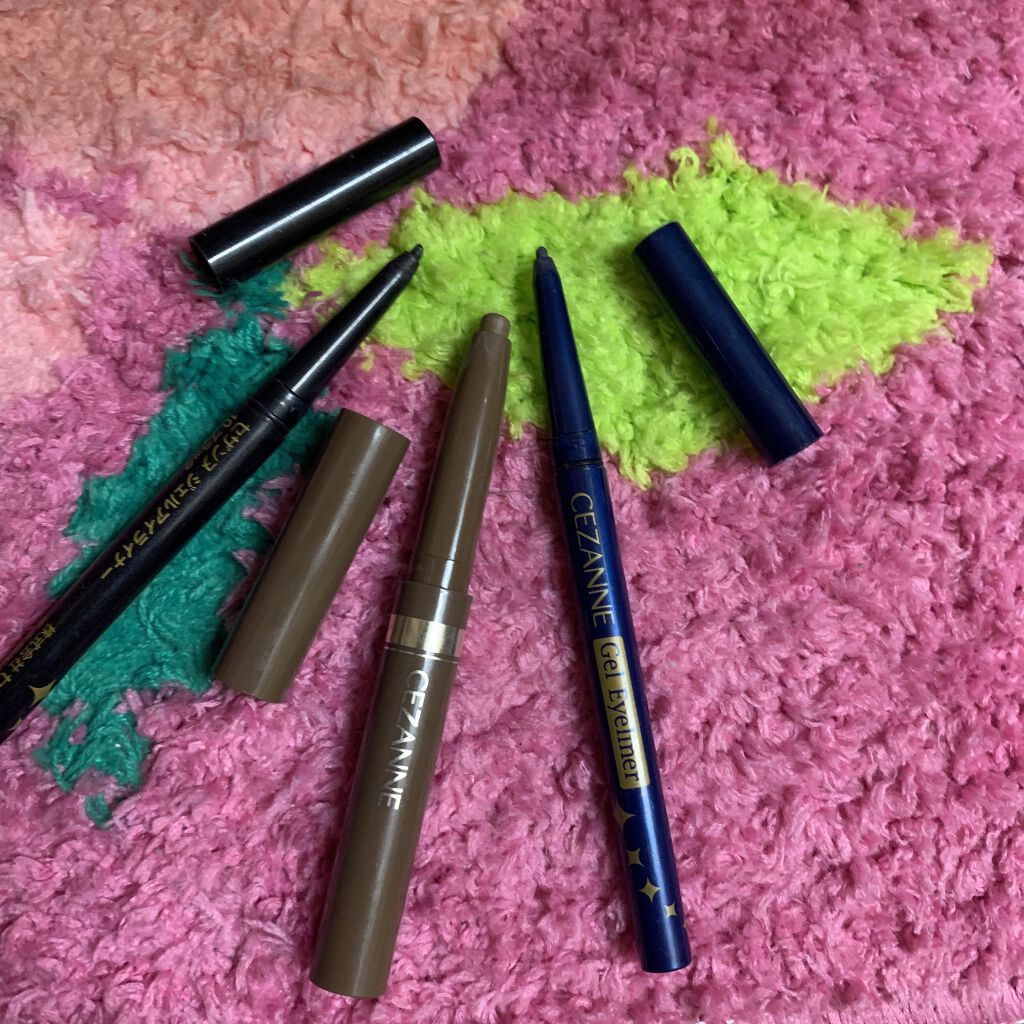 ジェルアイライナー/CEZANNE/ジェルアイライナーを使ったクチコミ（2枚目）