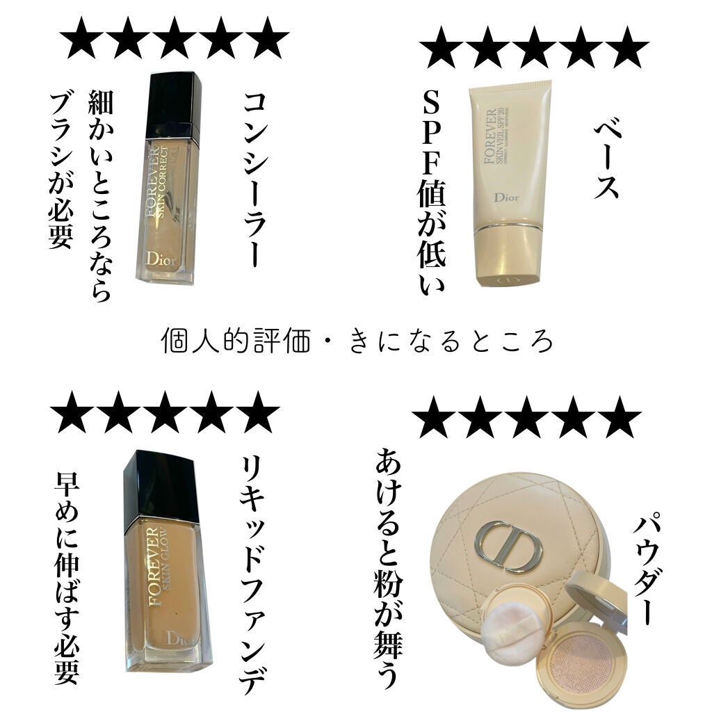 【旧】ディオールスキン フォーエヴァー フルイド グロウ/Dior/リキッドファンデーションを使ったクチコミ(3枚目)