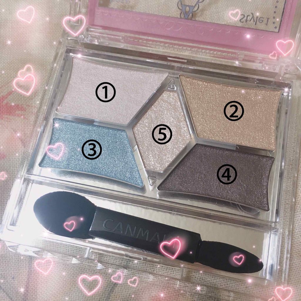 【旧品】パーフェクトスタイリストアイズ/キャンメイク/アイシャドウパレットを使ったクチコミ(2枚目)