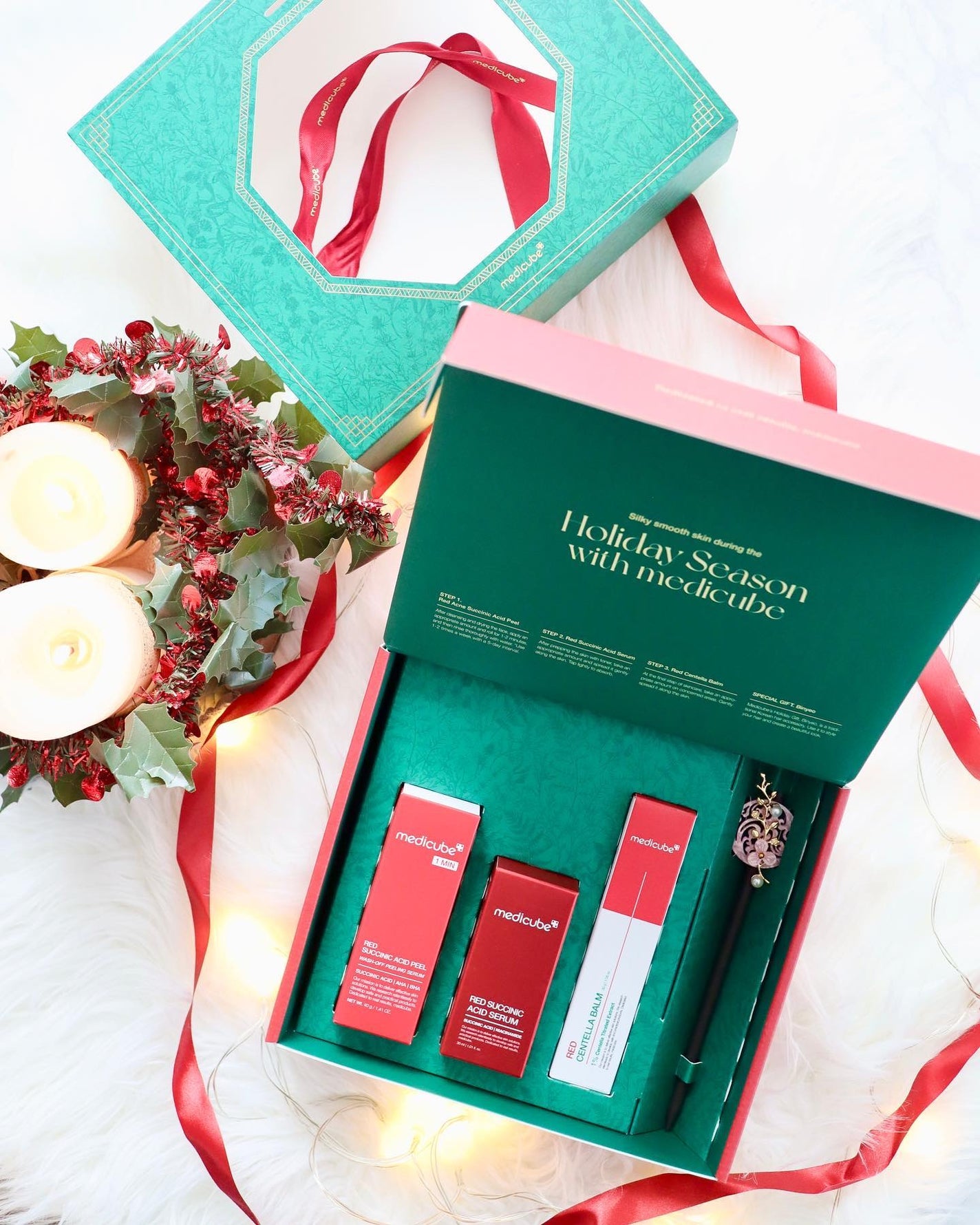 レッドシカバーム/MEDICUBE/フェイスクリームを使ったクチコミ(3枚目)