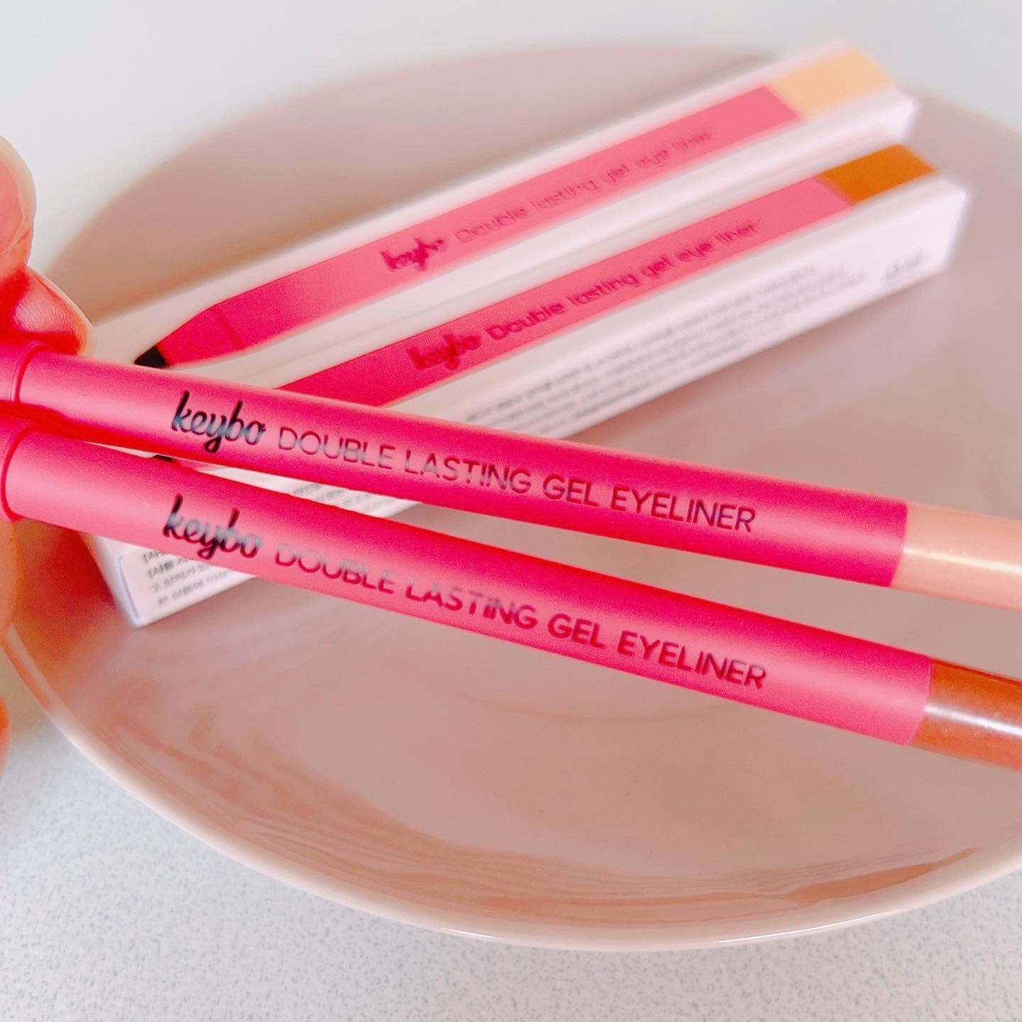 ダブルラスティングジェルライナー/keybo/ジェルアイライナーを使ったクチコミ（2枚目）