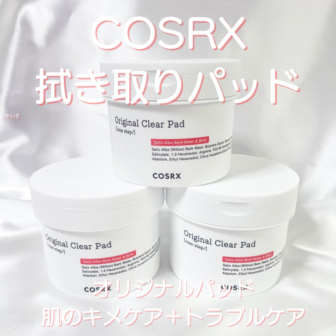 ワンステップオリジナルクリアパッド/COSRX/トナーパッドを使ったクチコミ(1枚目)