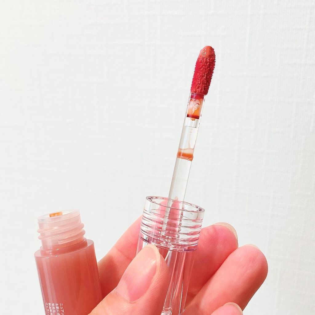 ニュアンスラップティント 02 珊瑚ローズ/Fujiko/リップティントを使ったクチコミ（3枚目）