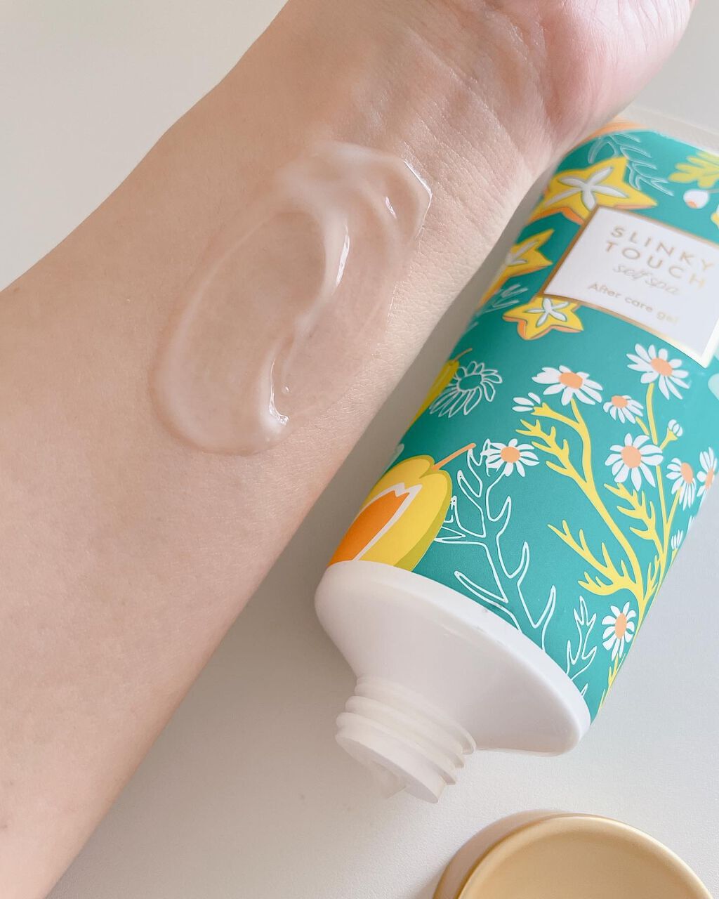 アフターケアジェル /スリンキータッチ セルフスパ/ボディローションを使ったクチコミ(4枚目)