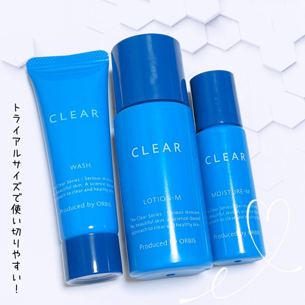 クリアトライアルセット M(しっとりタイプ)/オルビス/トライアルキットを使ったクチコミ(3枚目)