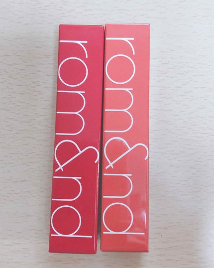 ジューシーラスティングティント/rom&nd/リップティントを使ったクチコミ(1枚目)