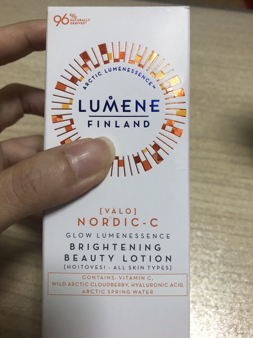 ノルディックC(ヴァロ)グロウルメネッサンスブライトニングビューティローション/LUMENE/化粧水を使ったクチコミ（2枚目）