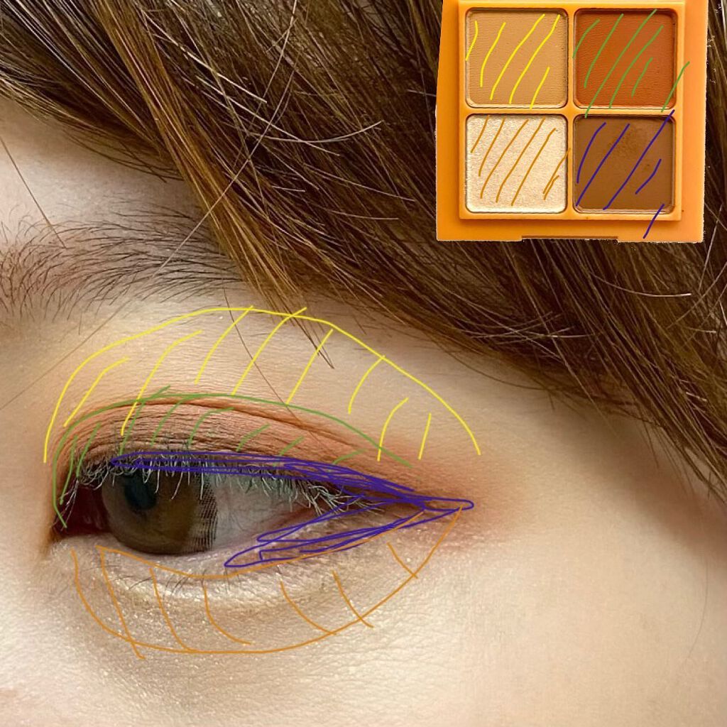 ベターザンアイズ ミュージックシリーズ/rom&nd/アイシャドウパレットを使ったクチコミ(3枚目)