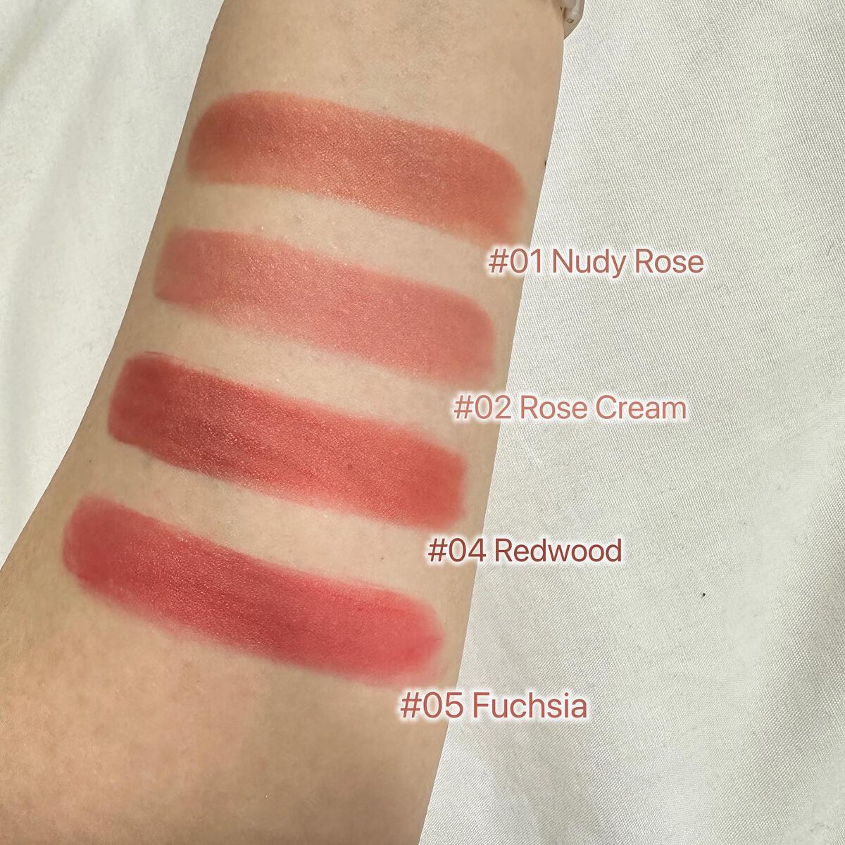 クリームドゥローズティント/dasique/リップティントを使ったクチコミ(2枚目)