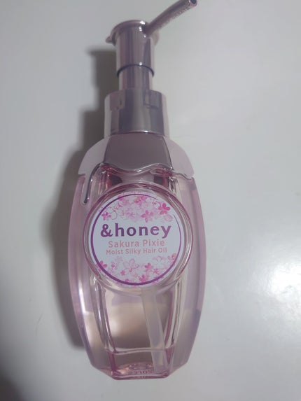 アンドハニー サクラ ピクシー モイストシルキー ヘアオイル3.0/&honey/ヘアオイルを使ったクチコミ(1枚目)