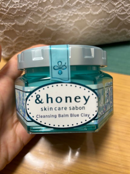 アンドハニー サボン クレンジングバーム ブルークレイ/&honey/クレンジングバームを使ったクチコミ(1枚目)