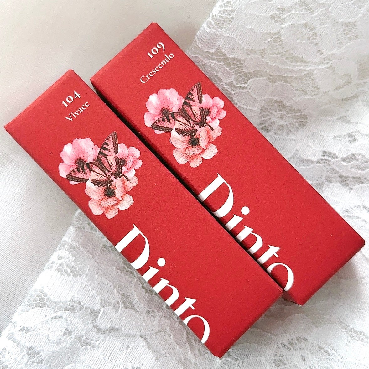 マダムバタフライコレクション ブラーニングリップベール/Dinto/口紅を使ったクチコミ(2枚目)